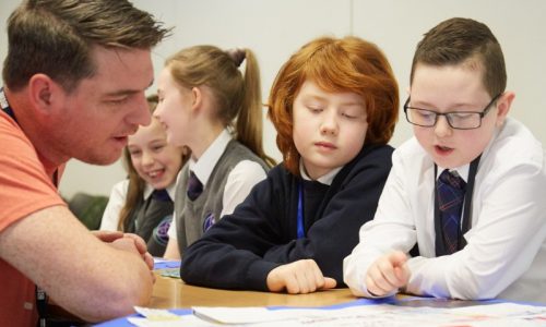 Judge with Holy Trinity Primary School